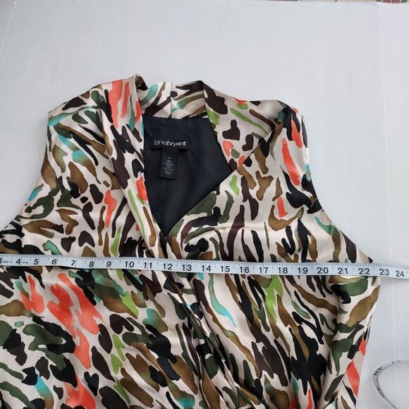 Lane Bryant Size 22 Abstract Print Sleeveless Dress - Picture 3 of 8